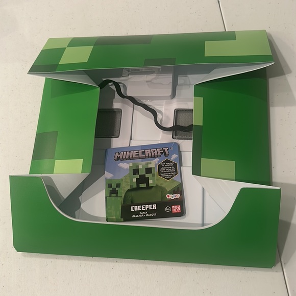 NEW Disguise Mojang Studios Minecraft Creeper Mask Halloween Costume Block - Picture 2 of 7